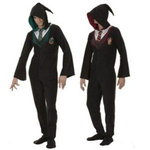 Harry Potter Unisex Slytherin House Uniform Pajama Jumpsuit
